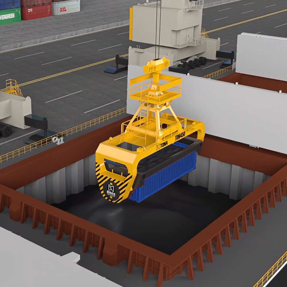 Heavy-Duty Rotating Spreader for Portal And Harbor Cranes