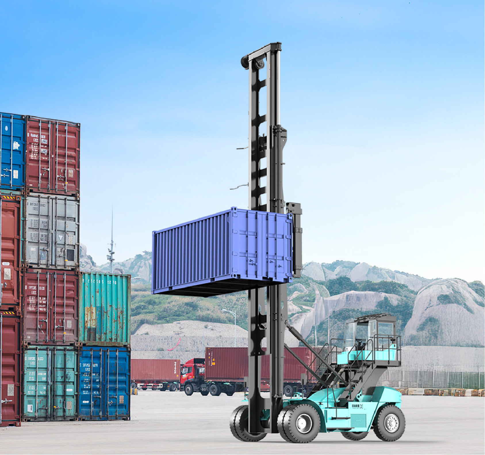 TCH90K7E Electric Empty Container Handler