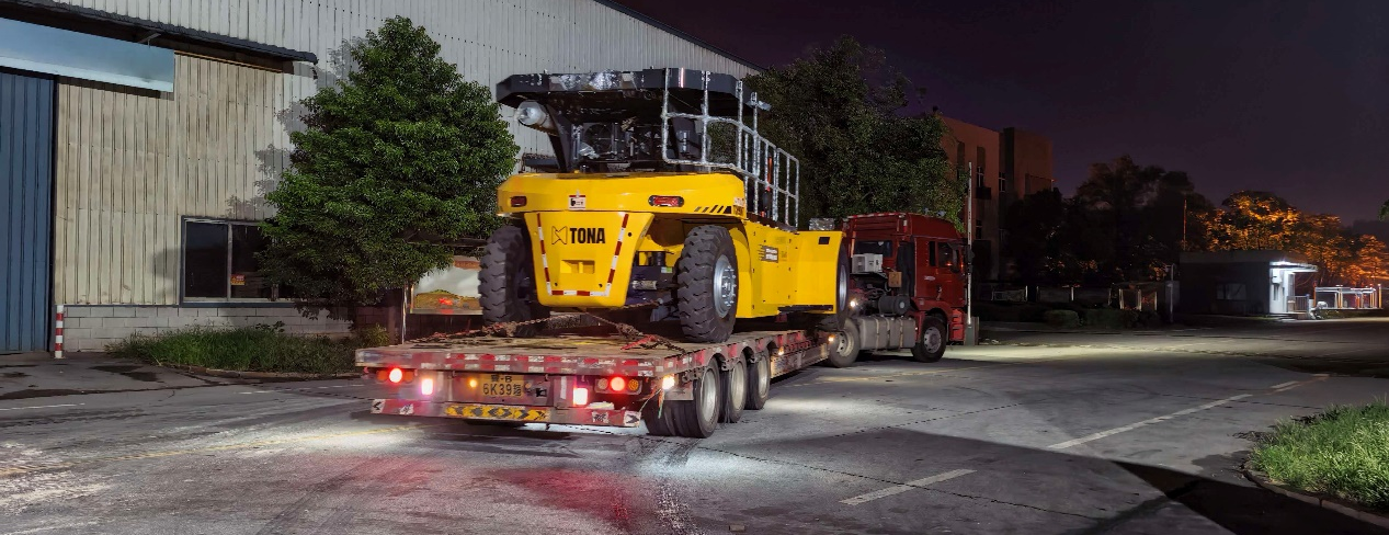 TONA TCH90 Series Empty Container Handler Empowering Port Yard Value Upgrades