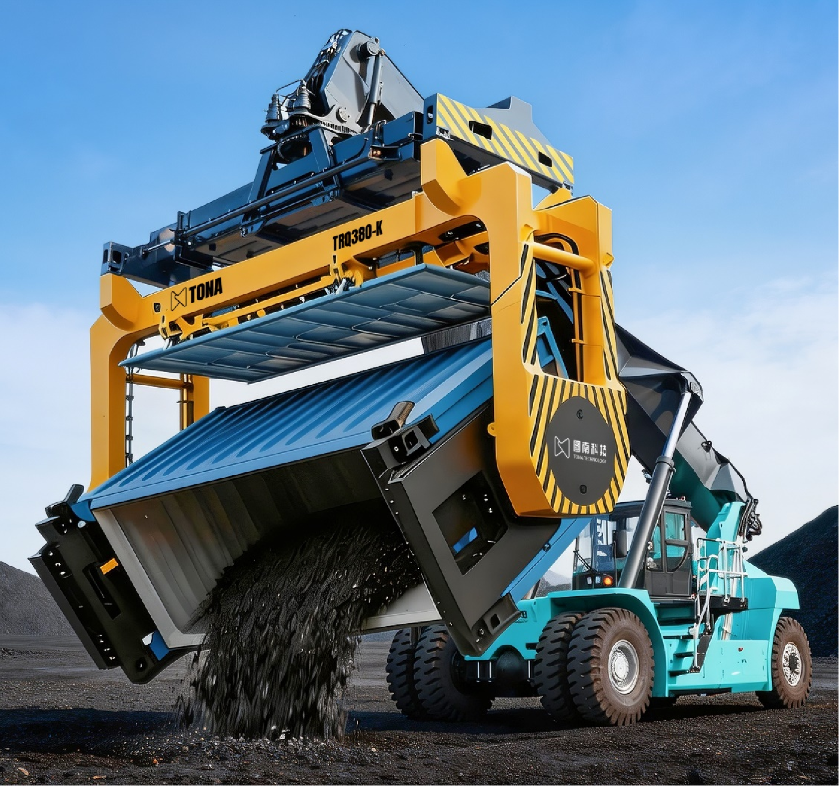 TRK380 Rotating Spreader For Reach Stacker